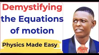 Demystifying the 3 equations of motions | Physics made easy #physicsequation #physicshelp