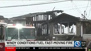 5 homes damaged by fire in Stratford