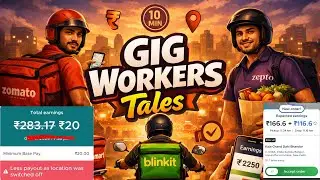 Gig Worker Life | Zomato Delivery Boy #zomato #swiggy #zepto #blinkit