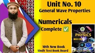Numericals:- Unit 10 | General Wave Properties | Class 10 | New Physics Book | Complete Numericals |