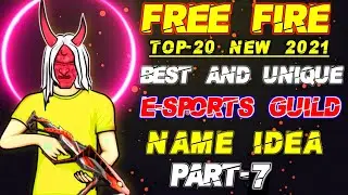 ESPORTS GUILD NAME IN FREE FIRE | BEST GUILD NAME PART 7 | IGN9ZONE