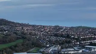 View of France from England
