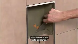 Schluter SHELF-N Rectangular Shower Niche Shelf Step by Step