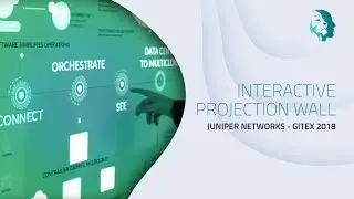 Interactive Touch  Projection Touch Wall for Juniper Networks | Mind Spirit Design
