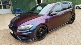 Golf R 2018 full wrap. 3M Deep Space flip.