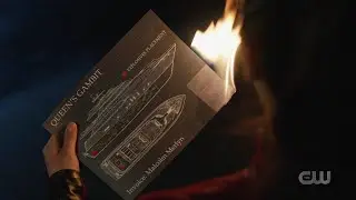 Oliver's sister was the one who sabotaged the Queen's Gambit! Arrow s07e17!