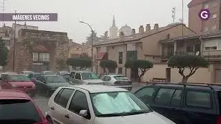 Julio acaba con una importante tormenta en la capital y localidades cercanas