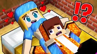 LAVA JJ попала в ловушку любви Водяной Девушки в Minecraft - Maizen