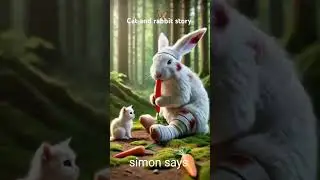 cat and rabbit love story