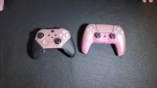 Custom Rose Gold Dualsense PS5 & Xbox Elite 2 Controllers