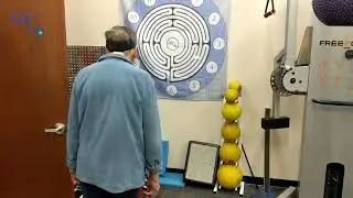 Balance exercises with visual feedback