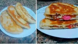 Tavada Kapalı Pizza Tarifi💯Kolay Pratık Pizza Yapımı👌😋