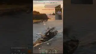 🔥Massachusetts Vs Fletcher - Secondary only kill 🔥#worldofwarships #wows #cqc