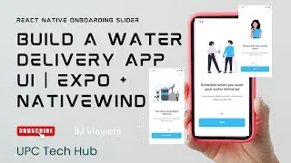 React Native Onboarding Slider Tutorial | Build Water Delivery App UI (Part 3)