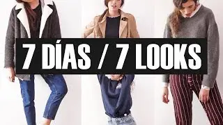 &iquest;Qu&eacute; Me Pongo HOY? 👗 Looks de DIARIO (Ideas de Ropa en 5 MINUTOS) | #7D&iacute;as7Looks