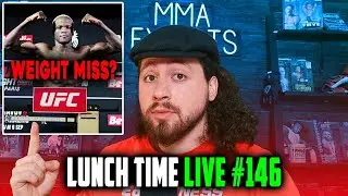 UFC PARIS WEIGH INS! IMAVOV VS BORRALHO PREDICTIONS! TSARUKYAN VS HOOKER? - LUNCH TIME LIVE