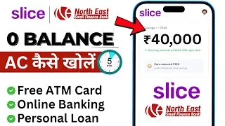 Slice Bank Account Opening | Slice Savings Account | Slice Account Opening | Zero Balance Account