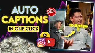 Best Free AI Captions Generator in One Click | Part 2 Free & No Watermark | Viral Your reels &Shorts