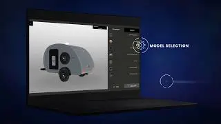Camper van 3D configurator builder - Design your own camping trailer