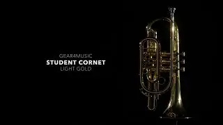 Student Cornet by Gear4music, Light Gold | Gear4music