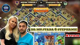 Clash Queen Stephanie Attacks Th14 | Dr Mujtaba and Stephanie Attack th14 | Bangla Youtube786
