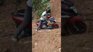 Tvs Ntorq 125 offroad in Nepal 🇳🇵. Landslide Road