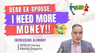 How to increase  alimony?💸