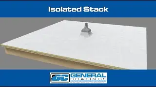 Spray-Foam Roofing Detail - Isolated Stack