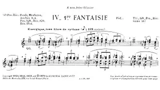 Alain, Jehan (1933): Premi&egrave;re fantaisie pour orgue &ldquo;Omar Khayy&aacute;m&rdquo;, JA 72 &mdash; Christophe Mantoux