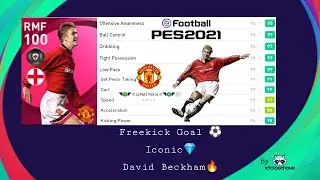 Freekick Goal Iconic David Beckham🔥 #pes2021