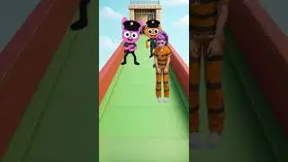 POV 🚔🦹😯💓 Беги по вызову: полицейский или заключенный - Помогите Руми | Incredibox Спрунки
