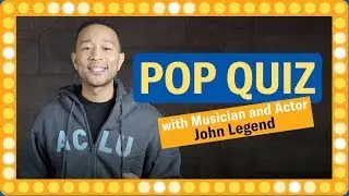 Pop Quiz! John Legend on Smart Justice