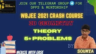 3-D Geometry (WBJEE 2021 Crash Course)