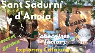 Exploring Cataluña - chocolate factory, cava capital&secret garden! Sant Sadurní d'Anoia VLOG 005