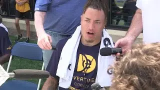 WATCH: Rodney Gallagher speaks with media following Country Roads Trust camp