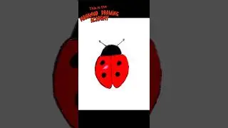 How to draw a cute Ladybud | Ladybud drawing #shorts #youtubeshorts #drawing