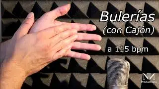 Compás Por Bulerías a 115 bpm. (con Cajón)