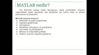 1 MATLAB HD Matlab Eğitim