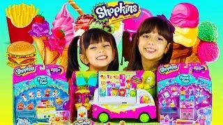 SHOPKINS Season 3 Scoops Ice Cream Truck | Cool & Creamy Collection | Fast Food Collection Unboxing