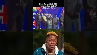 Shatta Wale honored for December in Gh Entertainment. #shattawale #streetcrown 