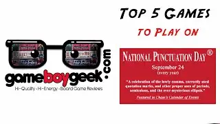 Best Board Games to Play on National Punctuation Day (Word Games)