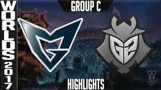 SSG vs G2 Highlights | 2017 World Championship Week 2 Group C Worlds | Samsung Galaxy vs G2 Esports