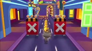 Talking Tom Gold Run - New World Hank on Hawaii! - Character Unlocked Cowboy Tom  Gameplay HD