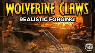 I Forged REAL Wolverine Claw from RUSTY Springs! (Does It Cut?)