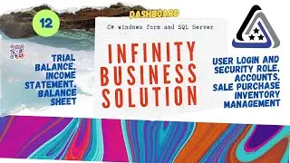 Infinity Business Solution Dashboard B 12  Financial Business Position