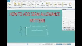 How to add seam allowance at pattern ,sewing pattern ,gerber pattern design