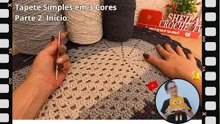 Simple 3-color rug. Part 2: Beginning.