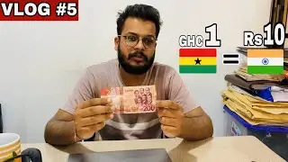 AFRICA 🇬🇭GHANA CEDI CURRENCY TO 🇮🇳INDIAN RUPEES CURRENCY CONVERT | INDIAN CURRENCY 🇮🇳 #vlog  #viral