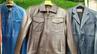Leather jacket #genuine#leather #jacket #trending #topcollection #shortfeed #viralvideo #9696266722 