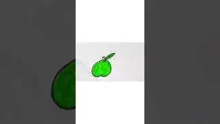Drawing apple #Shorts #FunKeepArt